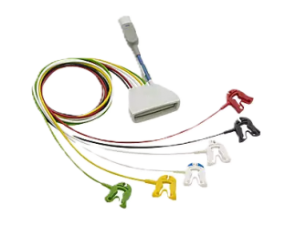 Cable ECG 6 Lead Grabber IEC + SpO2 Tele